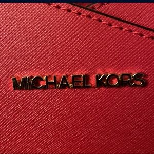Red Michael Kors bag valentines edition